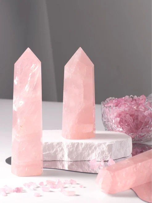 Natural Pink Crystal (Connects with Soulmate)