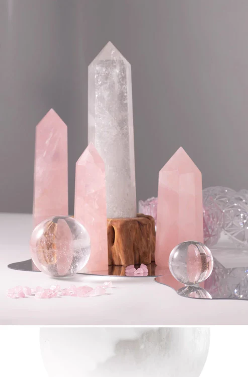Natural Pink Crystal (Connects with Soulmate)