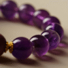 Nine Purple Fire Crystal Bracelet (20-year Good Fortune)