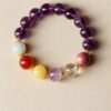 Nine Purple Fire Crystal Bracelet (20-year Good Fortune)