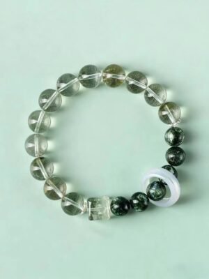 Natural Green Crystal Bracelet (Health and Longevity)