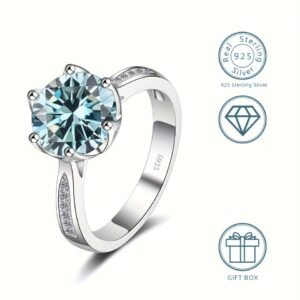 084c3824476f486eb9b52aab8306c49c~tplv-fhlh96nyum-origin-jpeg 100% Moissanite Ring 3.0 Carat Brilliant Engagement Ring for Women and Girls Promise Gift S925 Sterling Silver Jewelry